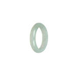 Genuine White Burma Jade Band - Size T