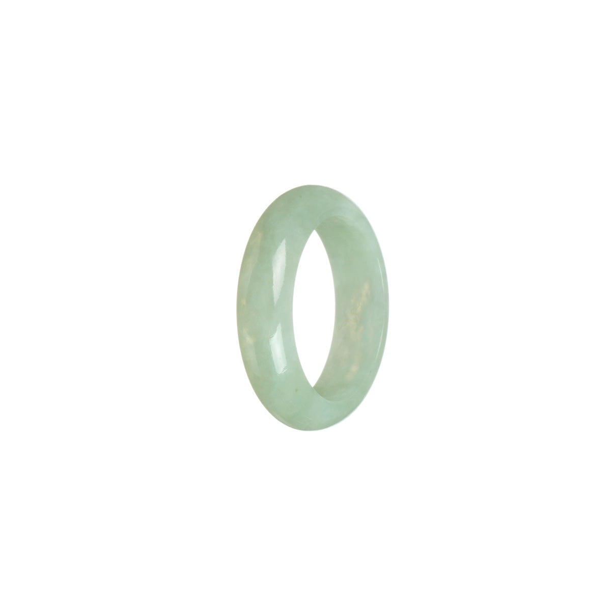 Certified Light Green Jade Band - Size S 1/2