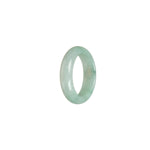 Real Green Hua Pattern Jade Band - Size R