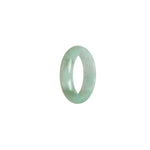 Real Green Hua Pattern Jade Band - Size R