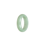 Authentic Light Green Burma Jade Ring - Size T