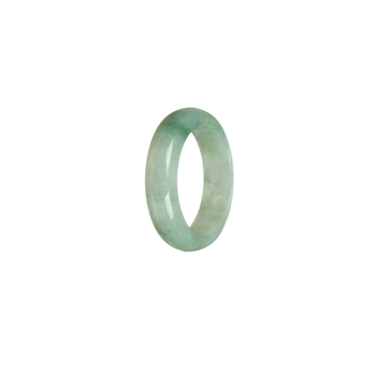 Authentic Green Hua Pattern Jadeite Jade Band - Size T