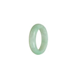 Certified Light green Burma Jade Ring - Size S