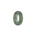 Authentic Grey Burma Jade Band - Size S