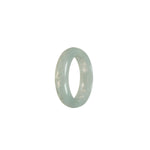 Real White Burmese Jade Ring - Size S