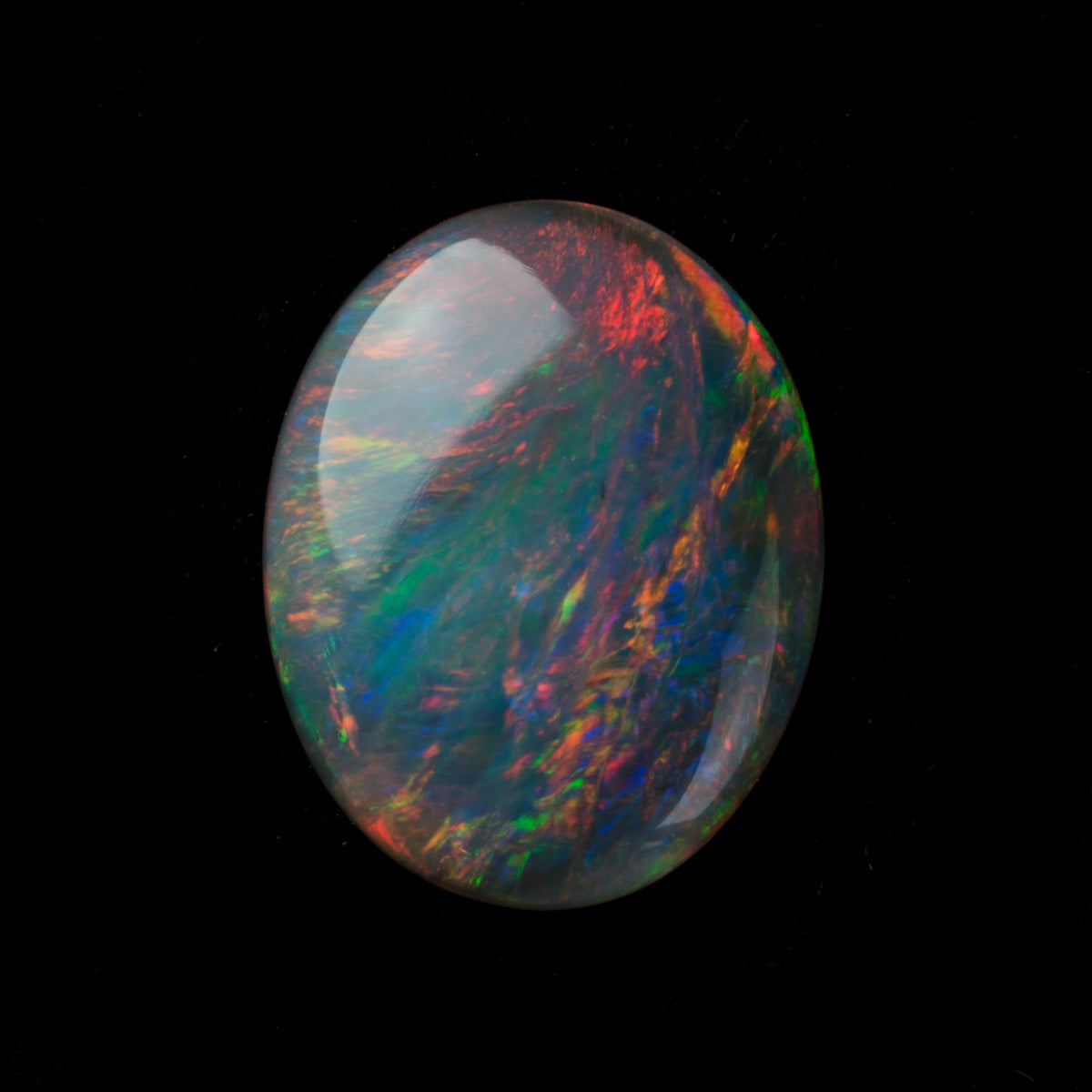 0.78ct Solid Black Opal from Australia