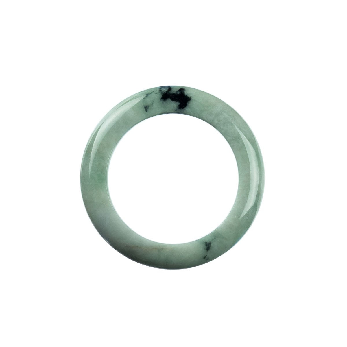 42mm Natural Burmese Jade Bangle - MAYS