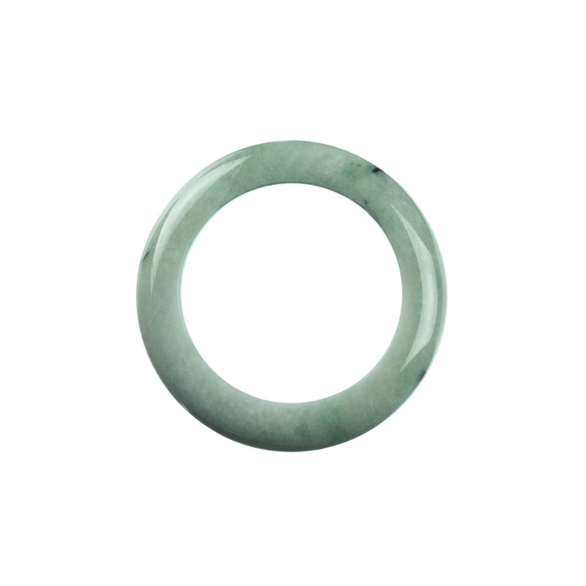 42mm Natural Burmese Jade Bangle - MAYS