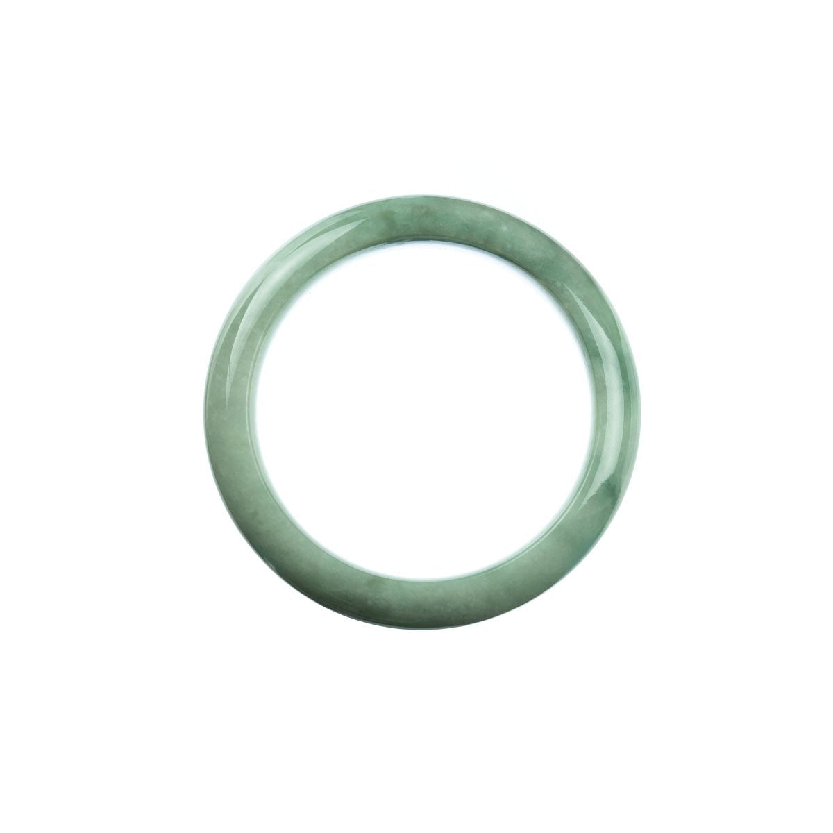 45mm Natural Burmese Jade Bangle - MAYS