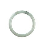 53mm Natural Burmese Jade Bangle - MAYS