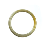 58mm Natural Burmese Jade Bangle - MAYS