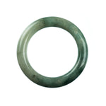 55mm Natural Burmese Jade Bangle - MAYS