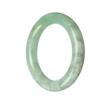53mm Natural Burmese Jade Bangle - MAYS