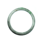 58mm Natural Burmese Jade Bangle - MAYS