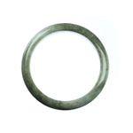 59mm Natural Burmese Jade Bangle - MAYS