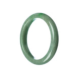 58mm Natural Burmese Jade Bangle - MAYS