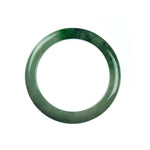 55mm Natural Burmese Jade Bangle - MAYS