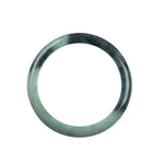 58mm Natural Burmese Jade Bangle - MAYS