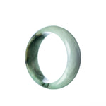 59mm Natural Burmese Jade Bangle - MAYS