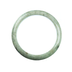 63mm Natural Burmese Jade Bangle - MAYS