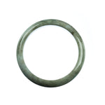 59mm Natural Burmese Jade Bangle - MAYS