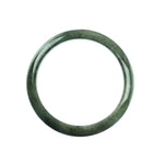 59mm Natural Burmese Jade Bangle - MAYS