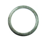 63mm Natural Burmese Jade Bangle - MAYS