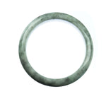 63mm Natural Burmese Jade Bangle - MAYS