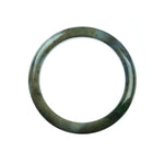 59mm Natural Burmese Jade Bangle - MAYS