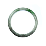 59mm Natural Burmese Jade Bangle - MAYS