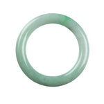 58mm Natural Burmese Jade Bangle - MAYS