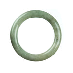 58mm Natural Burmese Jade Bangle - MAYS