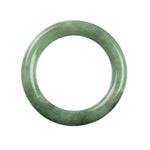 58mm Natural Burmese Jade Bangle - MAYS