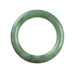 58mm Natural Burmese Jade Bangle - MAYS