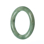 58mm Natural Burmese Jade Bangle - MAYS