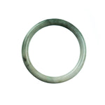 56mm Natural Burmese Jade Bangle - MAYS