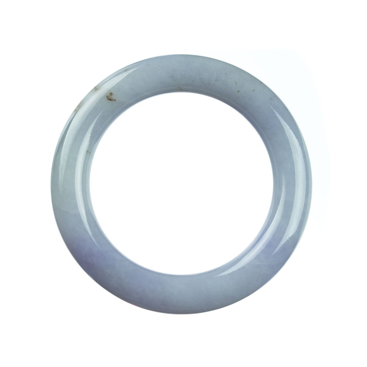 57mm Natural Burmese Jade Bangle - MAYS