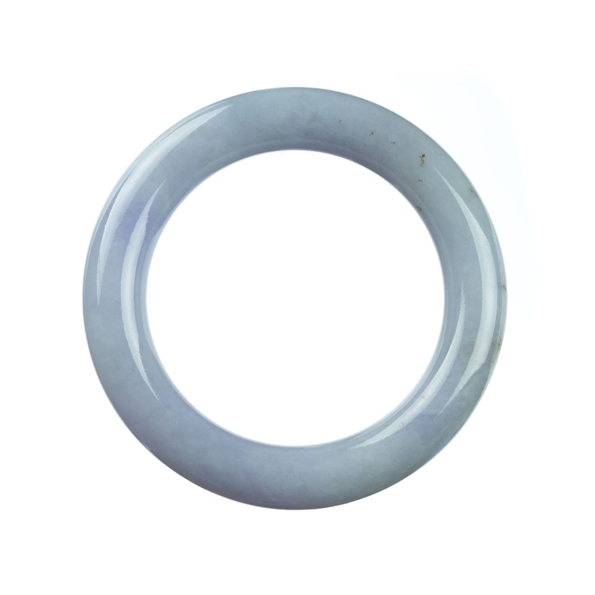 57mm Natural Burmese Jade Bangle - MAYS