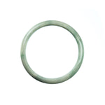 57mm Natural Burmese Jade Bangle - MAYS