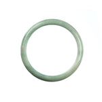 57mm Natural Burmese Jade Bangle - MAYS