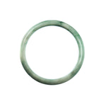 57mm Natural Burmese Jade Bangle - MAYS