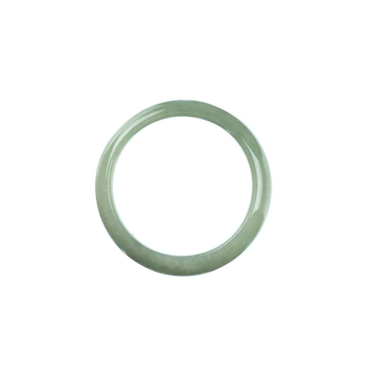 45mm Natural Burmese Jade Bangle - MAYS