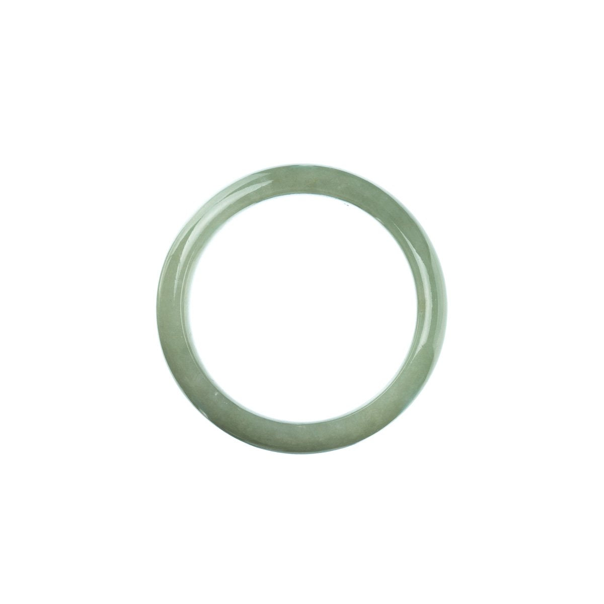 45mm Natural Burmese Jade Bangle - MAYS