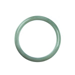 57mm Natural Burmese Jade Bangle - MAYS