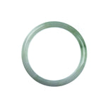 57mm Natural Burmese Jade Bangle - MAYS