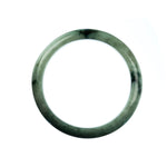 59mm Natural Burmese Jade Bangle - MAYS