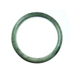 62mm Natural Burmese Jade Bangle - MAYS