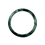 58mm Natural Burmese Jade Bangle - MAYS