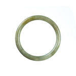 A round 55mm certified Grade A Green Jadeite Jade bangle by MAYS™.