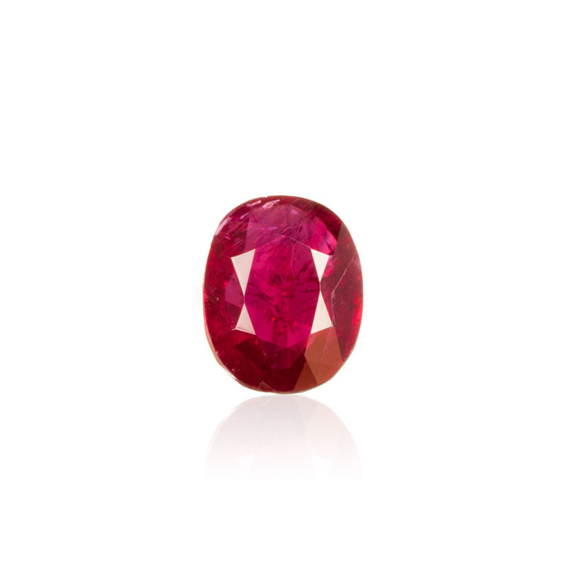1.02ct Vivid Red Burmese Ruby - MAYS